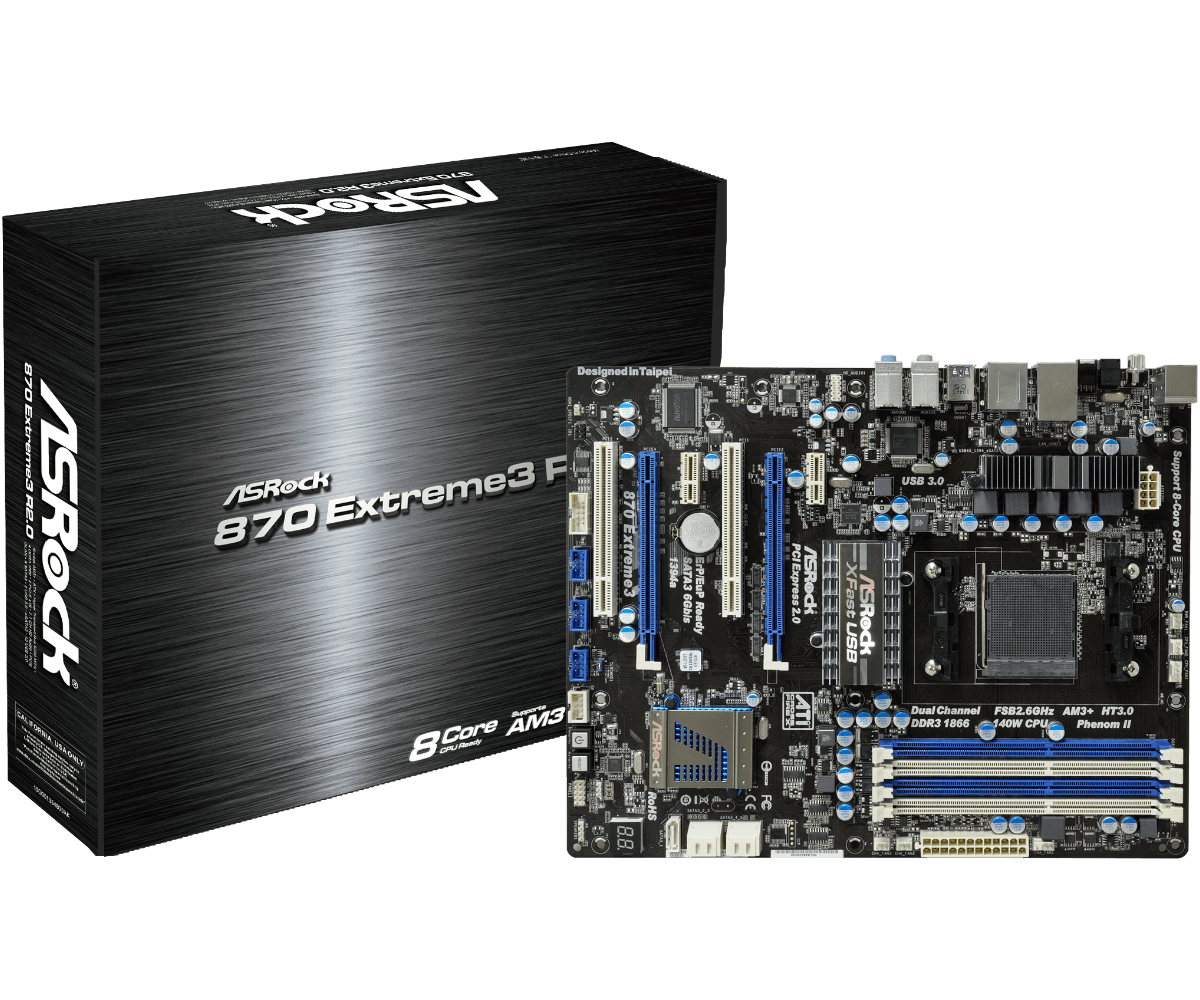 Материнская плата asrock extreme3 870 куда ставить оперативки